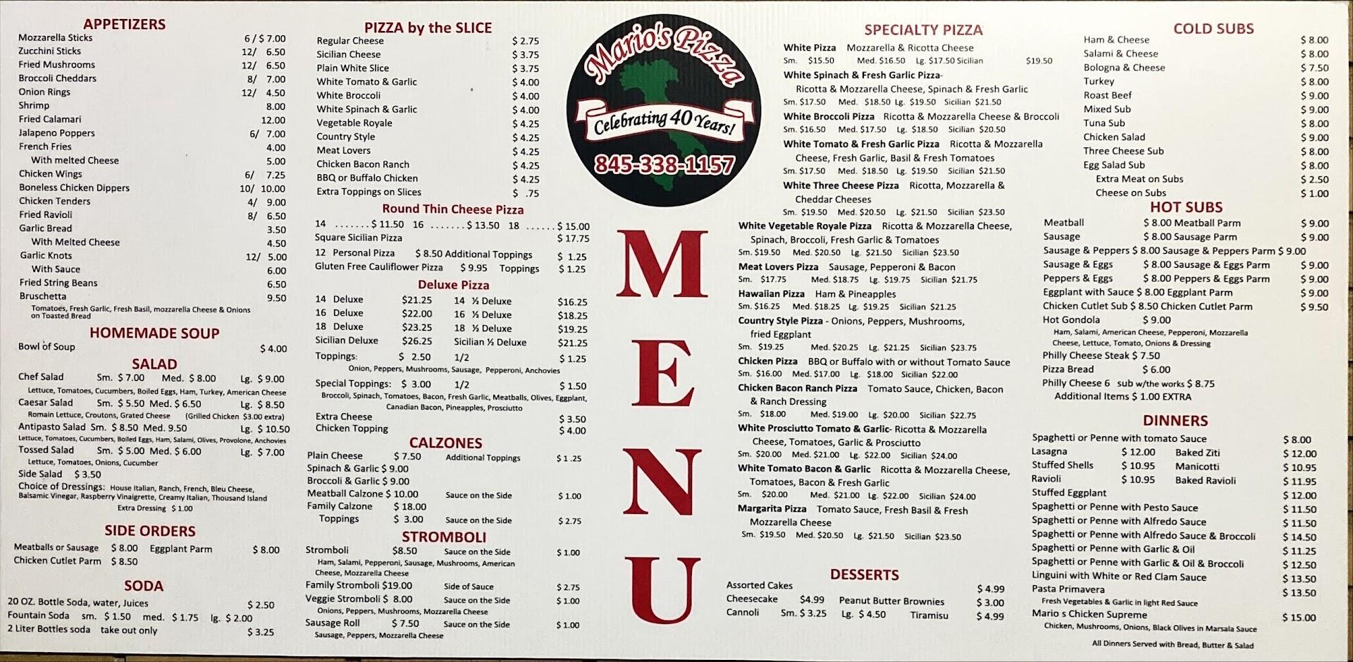 Mario's Pizza